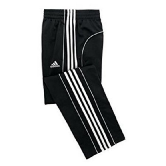 boys white adidas pants